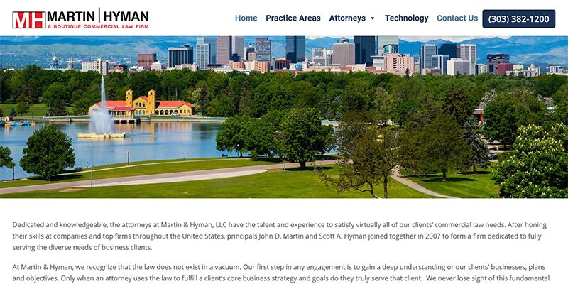 Martin and Hyman a Boutique Commercial Law Firm.