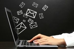 Lawyer Practicing Newsletter Marketing For Attorneys.